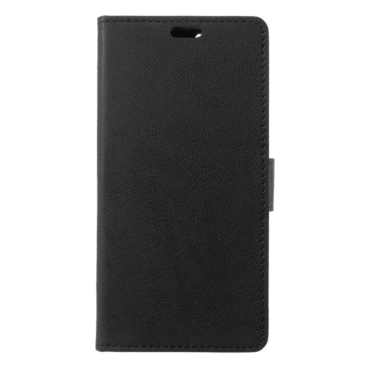 Wallet Stand Magnetic Flip Leather Phone Case for Huawei Honor 7A (with Fingerprint Sensor)/Honor 7A Pro/Enjoy 8e - Black-3