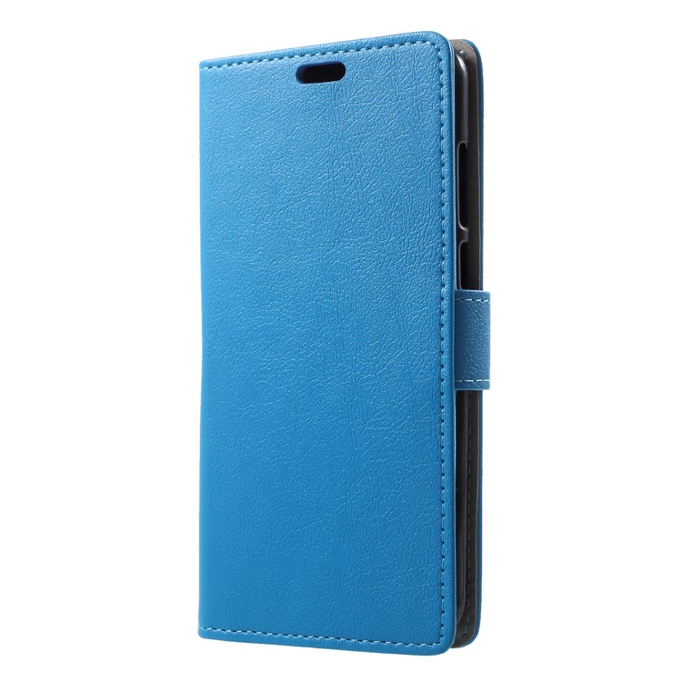 Wallet Stand Magnetic Flip Leather Mobile Phone Case for Huawei Honor 7A (with Fingerprint Sensor)/Honor 7A Pro/Enjoy 8e - Blue-3
