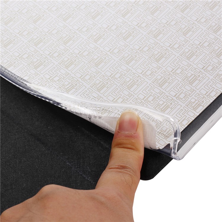 Silk Texture Leather Stand Case for Huawei MediaPad M5 10 / M5 10 (Pro) - Black-11