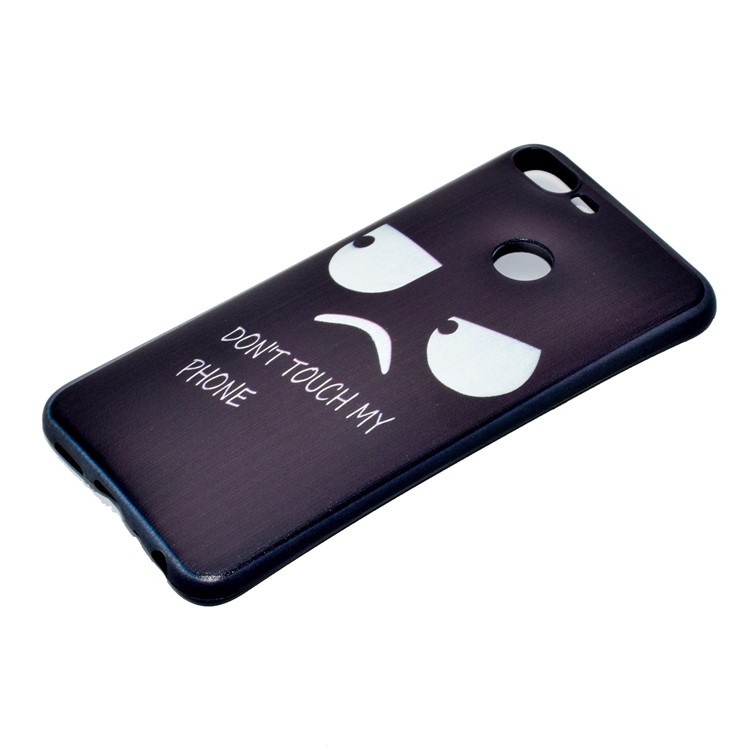 Patterned Printing Soft TPU Phone Case for Huawei Honor 9 Lite/9 Youth Edition - Angry Face-4
