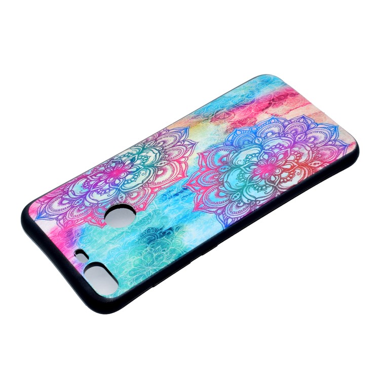 Patterned Printing Soft TPU Phone Casing for Huawei Honor 9 Lite/9 Youth Edition - Mandala Pattern-4