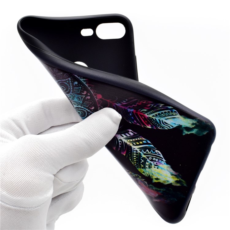 Patterned Printing Soft TPU Cell Phone Case for Huawei Honor 9 Lite/9 Youth Edition - Dream Catcher-5