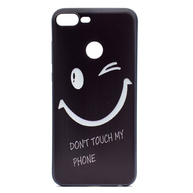 Patterned Printing Soft TPU Protective Case for Huawei Honor 9 Lite/9 Youth Edition - Smile Face-2