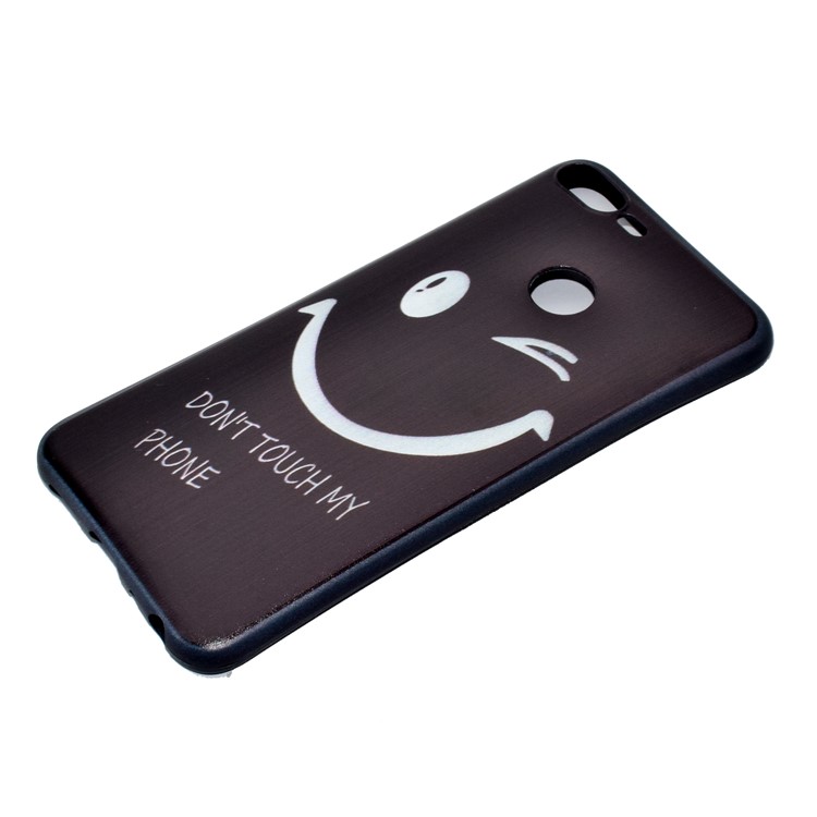 Patterned Printing Soft TPU Protective Case for Huawei Honor 9 Lite/9 Youth Edition - Smile Face-3