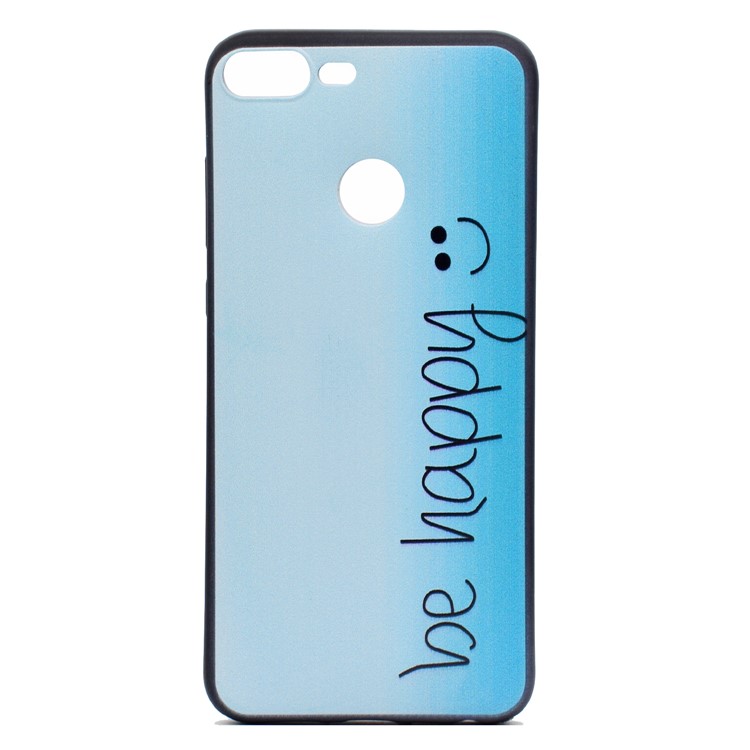 Patterned Printing Soft TPU Back Cover for Huawei Honor 9 Lite/9 Youth Edition - Be Happy-2