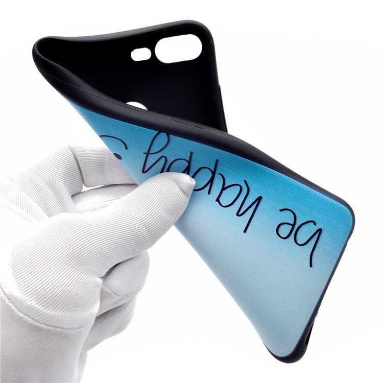Patterned Printing Soft TPU Back Cover for Huawei Honor 9 Lite/9 Youth Edition - Be Happy-5