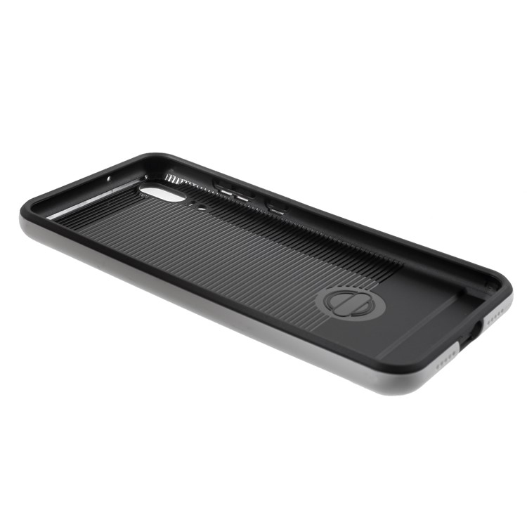 Brushed PC + TPU Hybrid Back Case for Huawei P20 - White-5