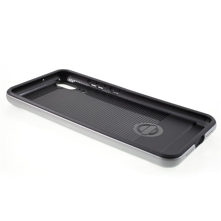 Brushed PC + TPU Hybrid Back Cover for Huawei P20 - Silver-5