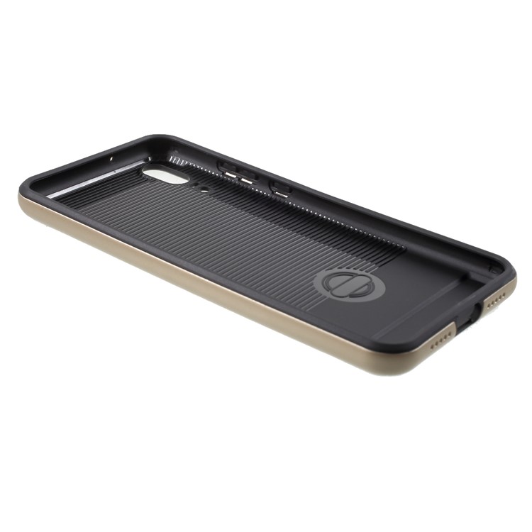 Brushed PC + TPU Combo Phone Shell for Huawei P20 - Gold-5