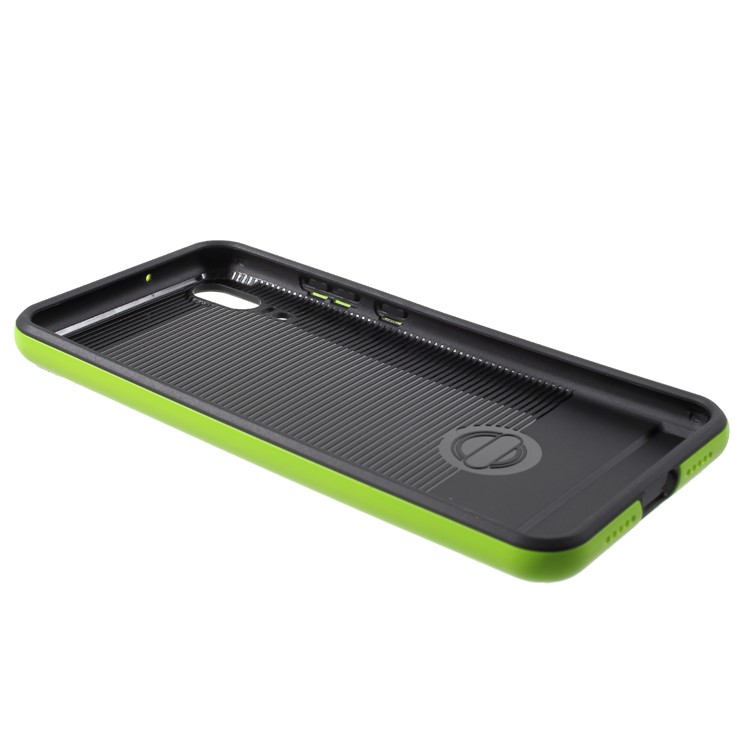 Brushed PC + TPU Hybrid Mobile Phone Case for Huawei P20 - Green-5
