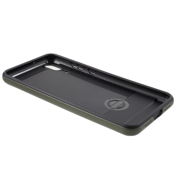 Brushed PC + TPU Hybrid Mobile Phone Cover for Huawei P20 - Army Green-5