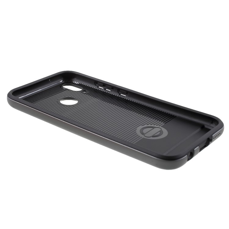 Brushed PC + TPU Hybrid Mobile Cover for Huawei P20 Lite / Nova 3e - Grey-5