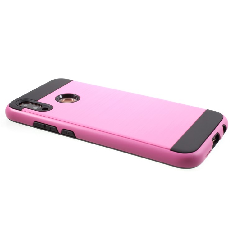 Brushed PC + TPU Hybrid Mobile Shell for Huawei P20 Lite / Nova 3e - Rose-4