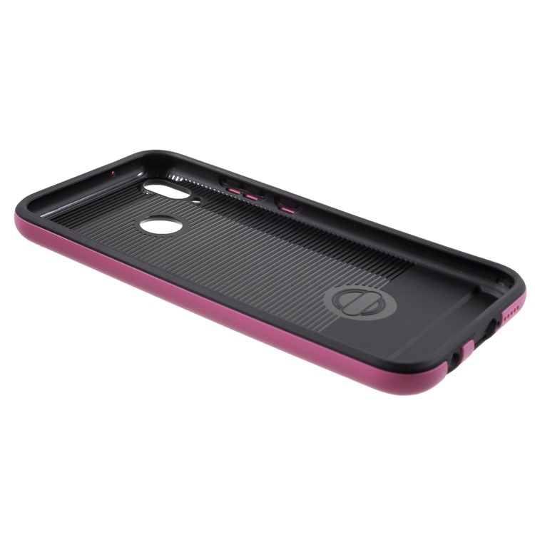 Brushed PC + TPU Hybrid Mobile Shell for Huawei P20 Lite / Nova 3e - Rose-5
