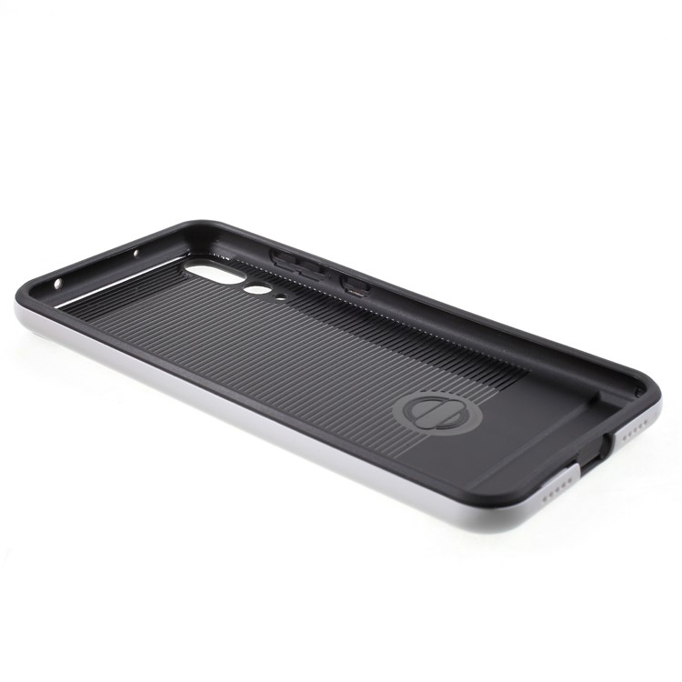 For Huawei P20 Pro Brushed PC + TPU Hybrid Cover - White-7