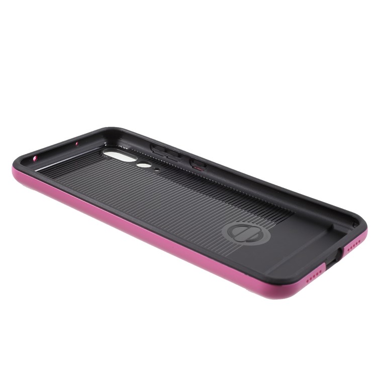 For Huawei P20 Pro Brushed PC + TPU Hybrid Back Shell - Rose-5