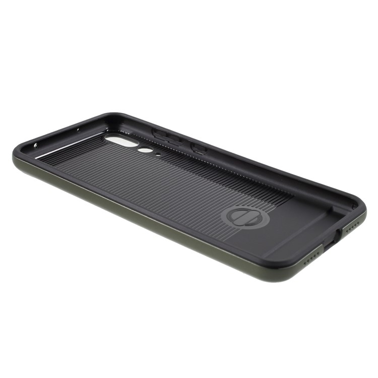 For Huawei P20 Pro Brushed PC + TPU Hybrid Cell Phone Case - Army Green-5