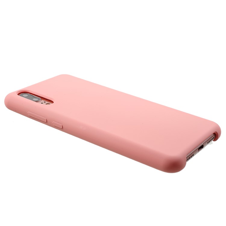 Rubber Coating TPU Mobile Phone Casing for Huawei P20 - Pink-4