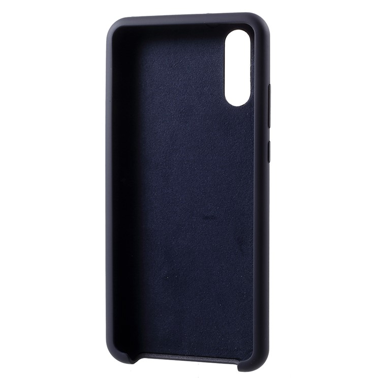 Rubber Coating TPU Mobile Case for Huawei P20 - Dark Blue-9