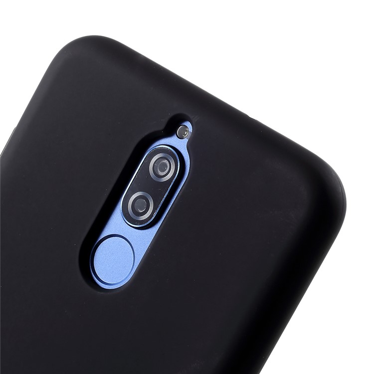 Rubber Coating TPU Phone Case for Huawei Mate 10 Lite / nova 2i / Maimang 6 / Honor 9i (India) - Black-4