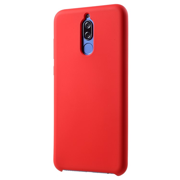 Rubber Coating TPU Phone Cover for Huawei Mate 10 Lite / nova 2i / Maimang 6 / Honor 9i (India) - Red-5