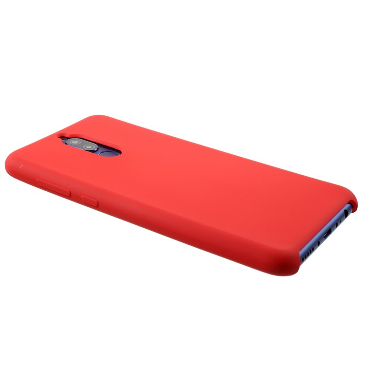Rubber Coating TPU Phone Cover for Huawei Mate 10 Lite / nova 2i / Maimang 6 / Honor 9i (India) - Red-7