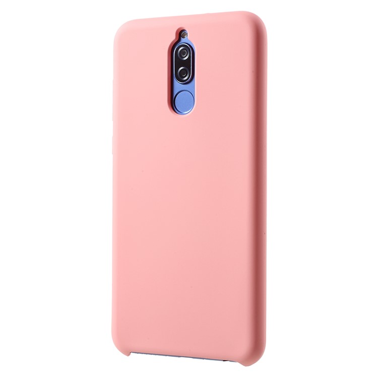 Rubber Coating TPU Phone Back Case for Huawei Mate 10 Lite / nova 2i / Maimang 6 / Honor 9i (India) - Pink-3