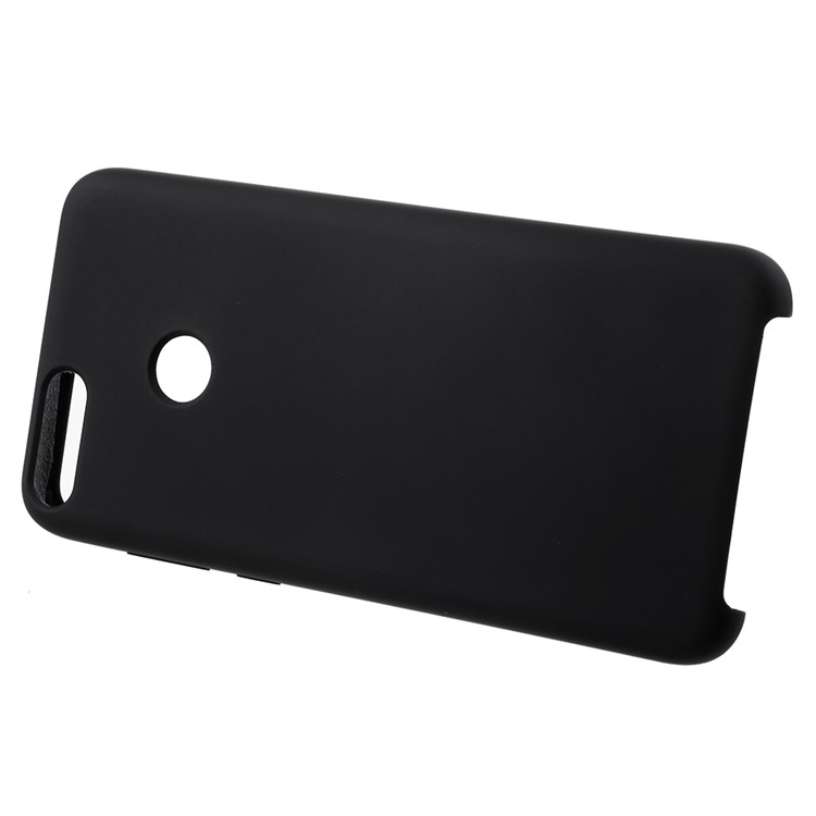 Rubber Coating TPU Mobile Phone Case for Huawei P Smart/Enjoy 7S - Black-2