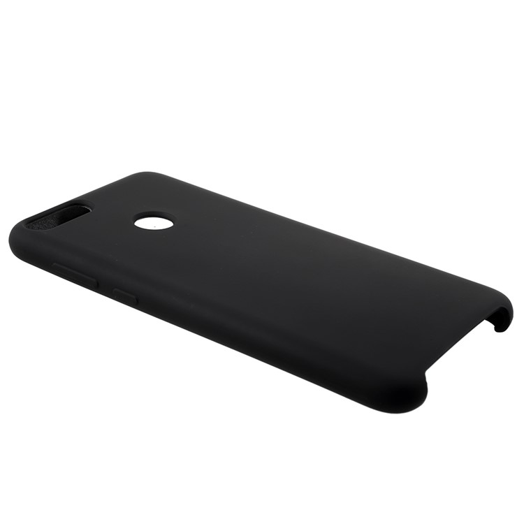 Rubber Coating TPU Mobile Phone Case for Huawei P Smart/Enjoy 7S - Black-3