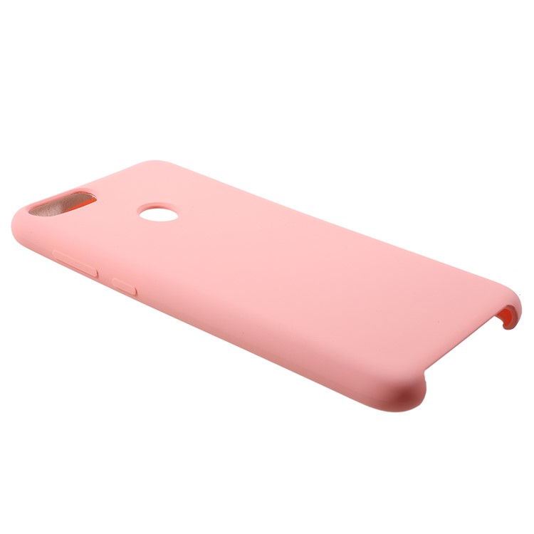 Rubber Coating TPU Mobile Phone Shell for Huawei P Smart/Enjoy 7S - Pink-2