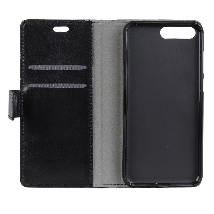 Pattern Printing Stand Leather Wallet Phone Shell Case for Huawei Y6 (2018)/Honor 7A (without Fingerprint Sensor) - Fierce Wolf-3