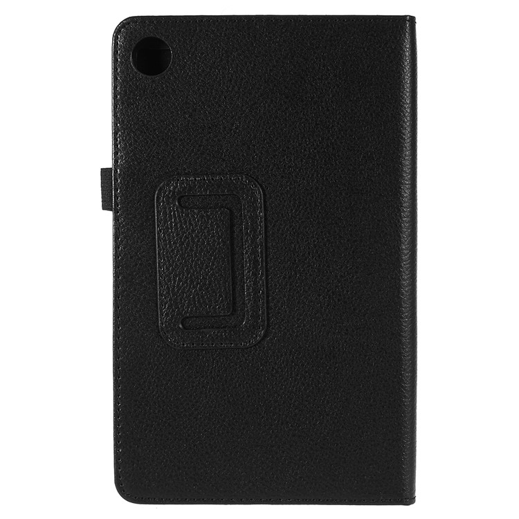 Litchi Texture PU Leather Protection Case for Huawei MediaPad M5 8 (8.4-inch) - Black-3