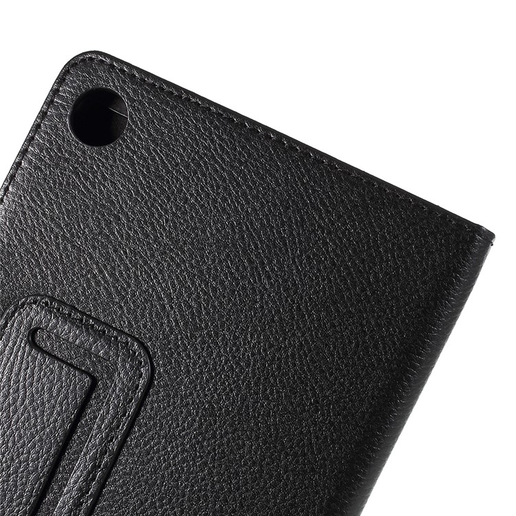 Litchi Texture PU Leather Protection Case for Huawei MediaPad M5 8 (8.4-inch) - Black-5