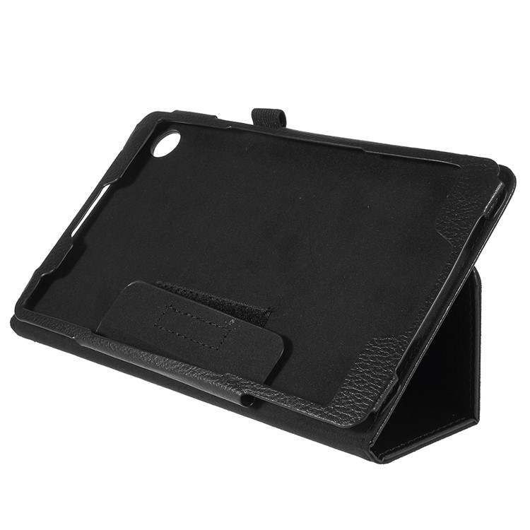 Litchi Texture PU Leather Protection Case for Huawei MediaPad M5 8 (8.4-inch) - Black-6