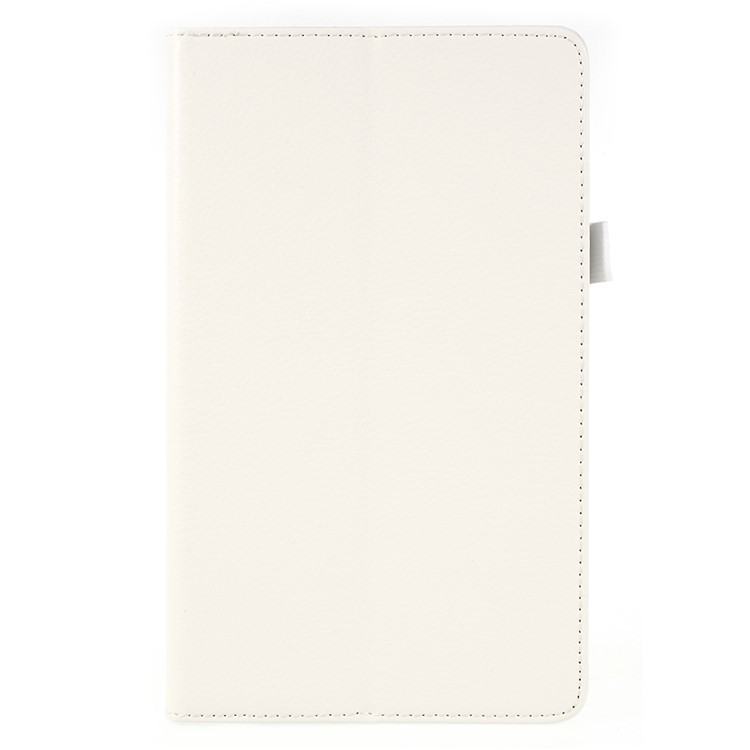 Litchi Texture PU Leather Protection Cover for Huawei MediaPad M5 8 (8.4-inch) - White-1
