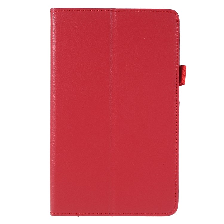 Litchi Texture PU Leather Protection Shell for Huawei MediaPad M5 8 (8.4-inch) - Red-1
