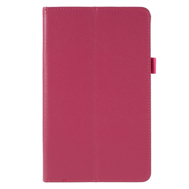 Litchi Texture PU Leather Protection Casing for Huawei MediaPad M5 8 (8.4-inch) - Rose-1