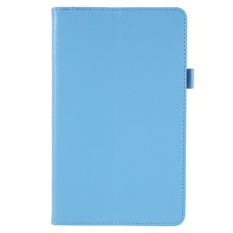 Litchi Texture PU Leather Protective Shell for Huawei MediaPad M5 8 (8.4-inch) - Baby Blue-1