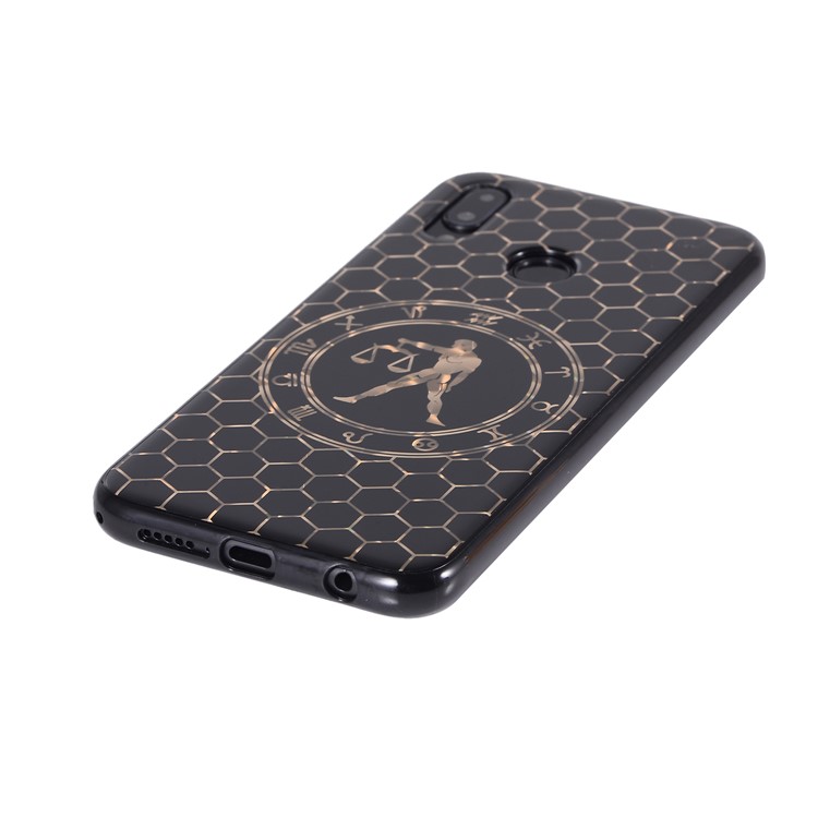 Electroplating Constellation Pattern TPU Case for Huawei P20 Lite/Nova 3e - Libra-4