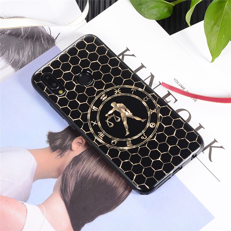 Electroplating Constellation Pattern TPU Case for Huawei P20 Lite/Nova 3e - Libra-9