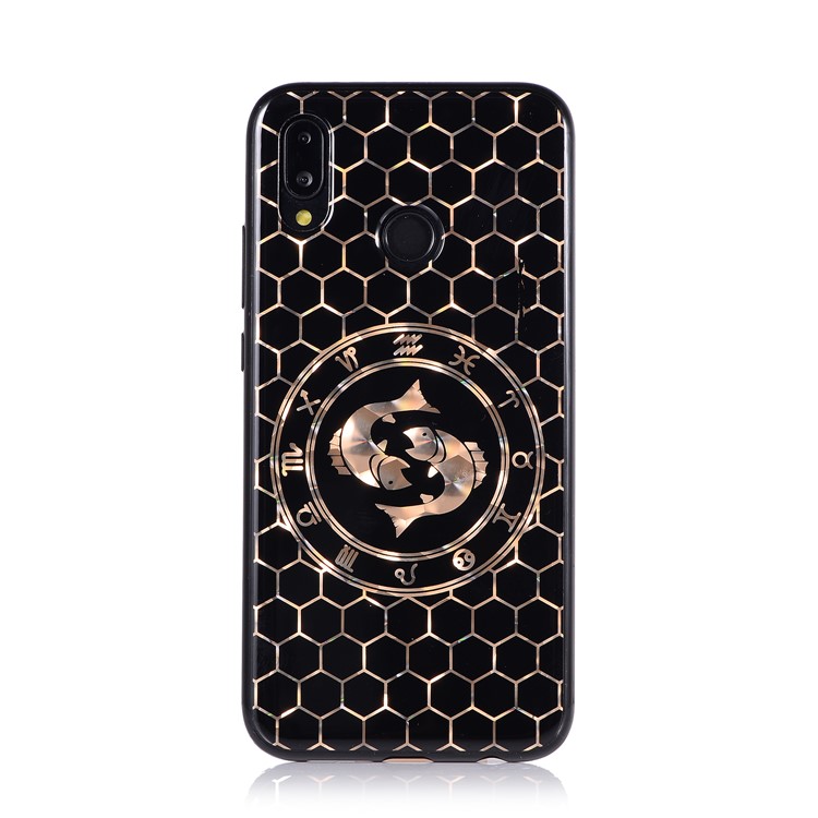 Electroplating Constellation Pattern TPU Cover for Huawei P20 Lite/Nova 3e - Pisces-2