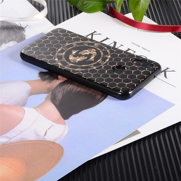 Electroplating Constellation Pattern TPU Cover for Huawei P20 Lite/Nova 3e - Pisces-5