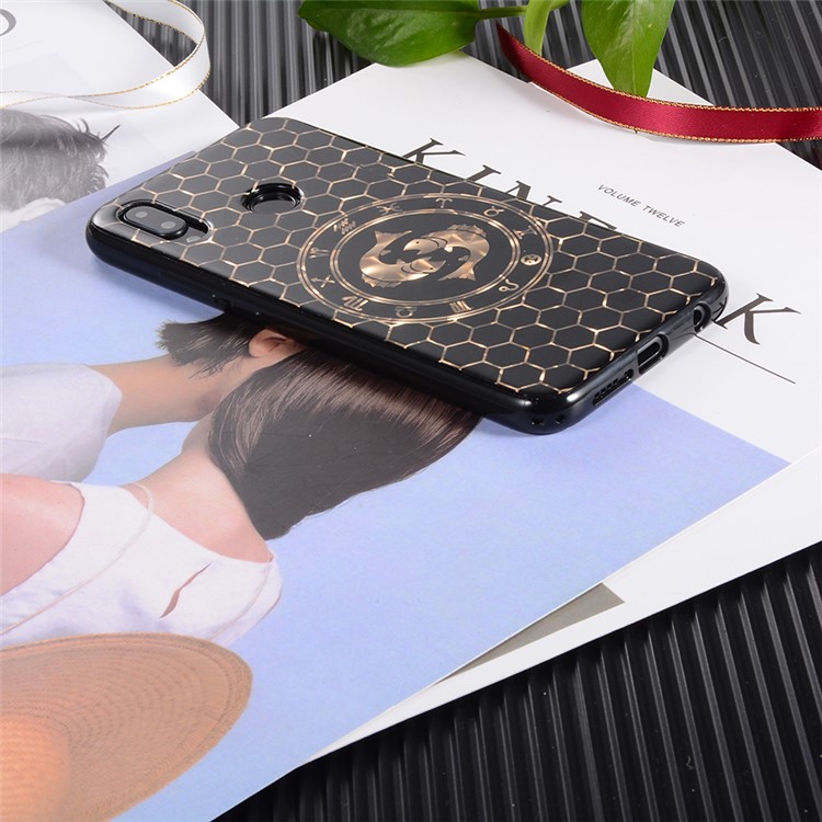 Electroplating Constellation Pattern TPU Cover for Huawei P20 Lite/Nova 3e - Pisces-7