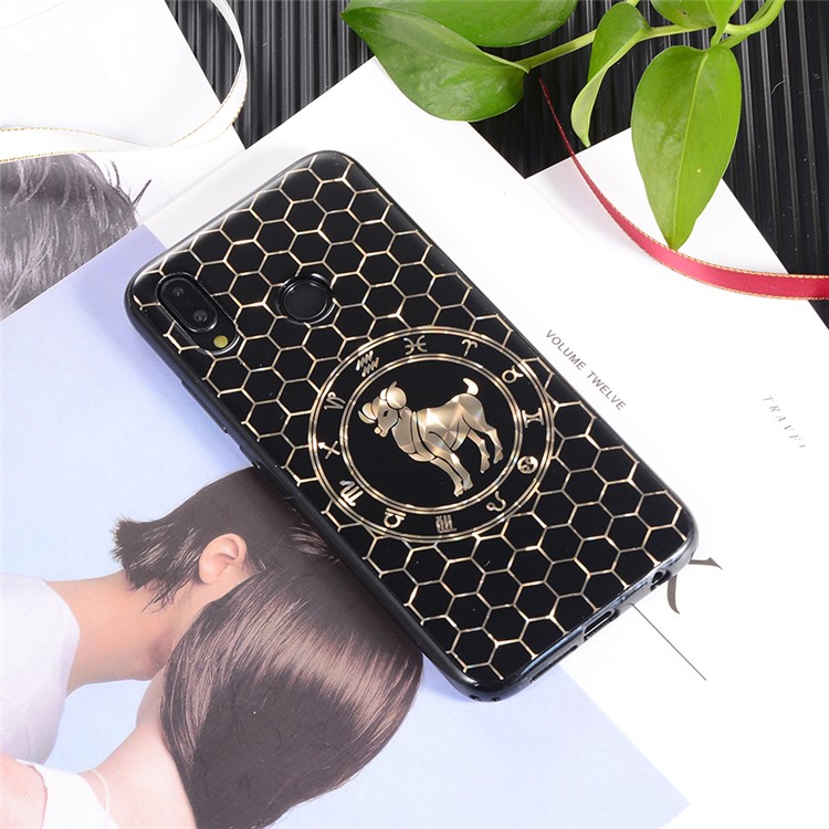 Electroplating Constellation Pattern TPU Shell for Huawei P20 Lite/Nova 3e - Aries-5