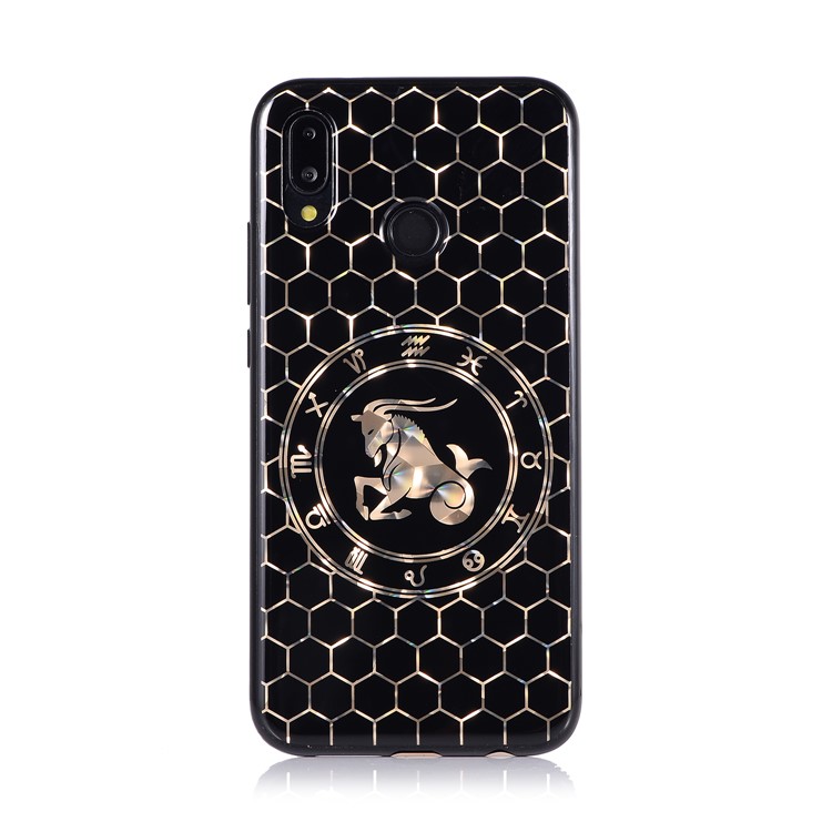 Electroplating Constellation Pattern TPU Mobile Phone Shell for Huawei P20 Lite/Nova 3e - Capricornus-2