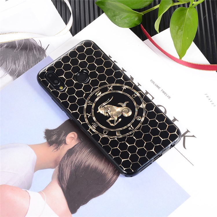 Electroplating Constellation Pattern TPU Mobile Phone Shell for Huawei P20 Lite/Nova 3e - Capricornus-3