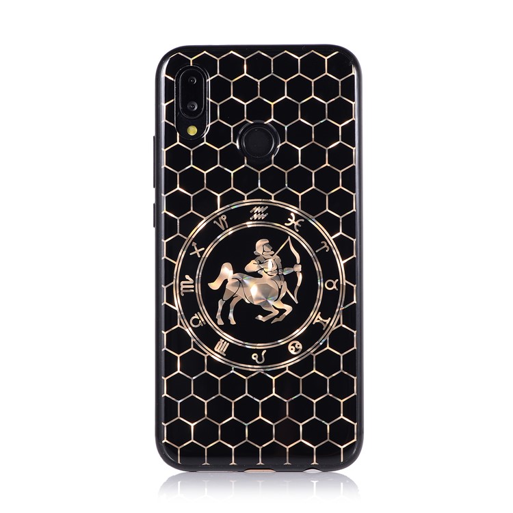 Electroplating Constellation Pattern TPU Cell Phone Shell for Huawei P20 Lite/Nova 3e - Sagittarius-3