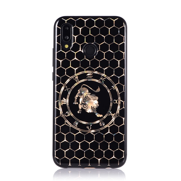 Electroplating Constellation Pattern TPU Protective Case for Huawei P20 Lite/Nova 3e - Leo-3