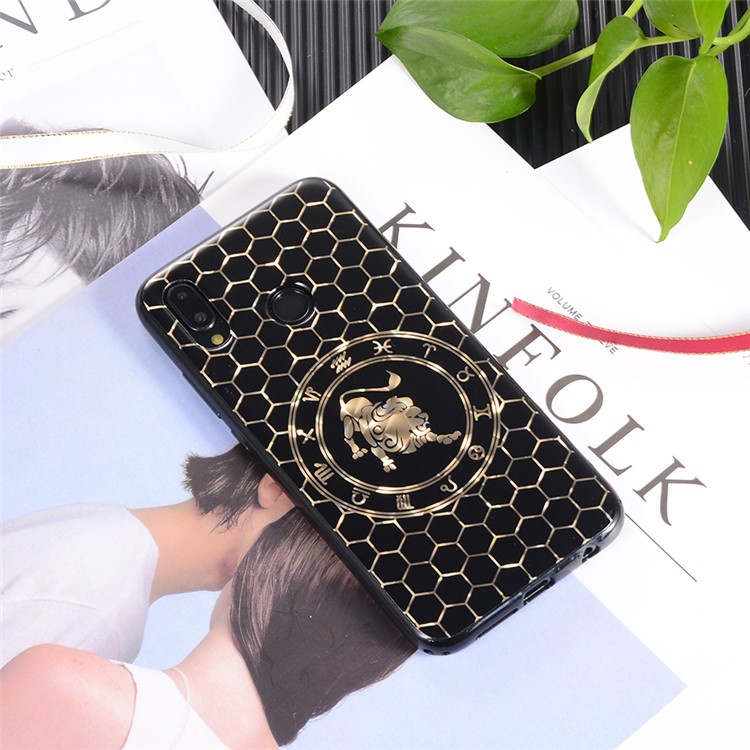 Electroplating Constellation Pattern TPU Protective Case for Huawei P20 Lite/Nova 3e - Leo-5