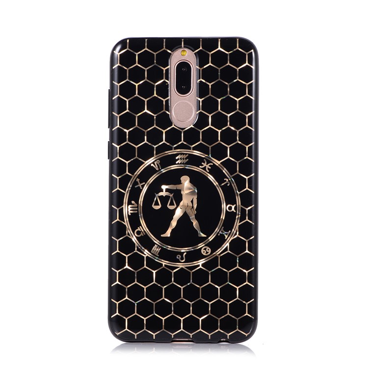 Electroplating Constellation Pattern TPU Case for Huawei Mate 10 Lite/nova 2i/Maimang 6/Honor 9i (India) - Libra-2